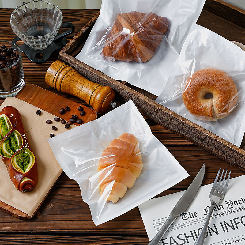 Túi Bao Bì Bánh Mì Nướng Thực Phẩm Dùng Một Lần Túi Giấy Kraft Chống Dầu Oubao Bagel Donut Bánh Mì Nướng Túi26042001