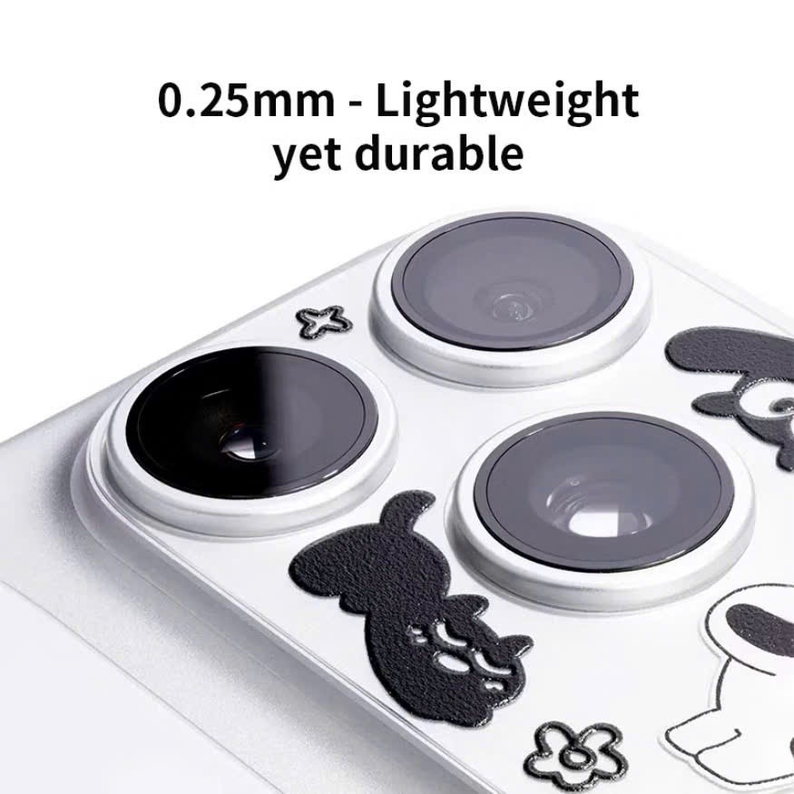 [Chính Hãng] Miếng Dán PET Sticker Hoda Wallart AYYHB Cho IP17 ProMax - Nhám Mờ Thời Trang, Chống Trầy Xước Cụm Lens Cam