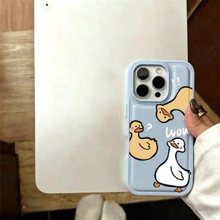 Ngỗng vui sống  Đối với iPhone 15Pro14plus ngrường hợp đơn giản và dễ thương
