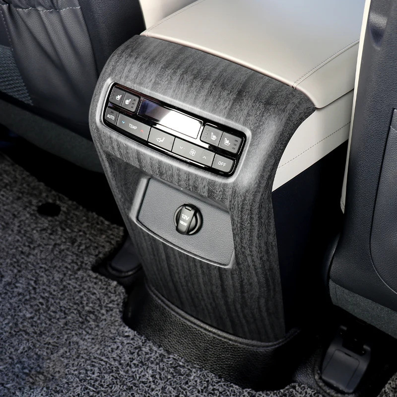 Dành Cho Xe Hyundai Palisade 2020-2025 Xe Điều Chỉnh Sợi Carbon Phía Sau Hàng Thông Hơi Bao Viền Phụ Kiện Nội Thất