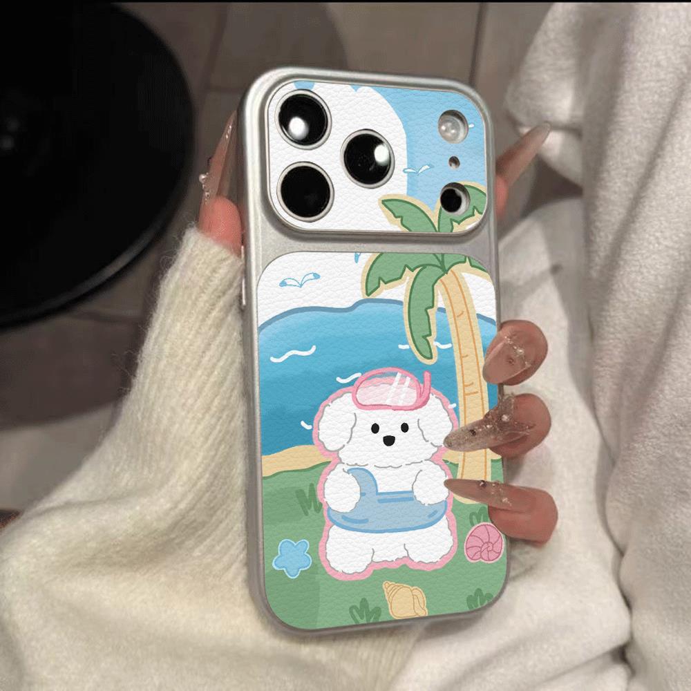 Sea Puppy cho trường hợp iPhone 17pro iPhone 16/15/14pro chống rơi