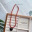 Mặt dây chuyền trái tim NICOLOO, Dây chuyền đính cườm thủy tinh màu kẹo Acrylic, Vòng cổ Choker thẩm mỹ mùa xuân dễ thương dành cho nữ Cô gái
