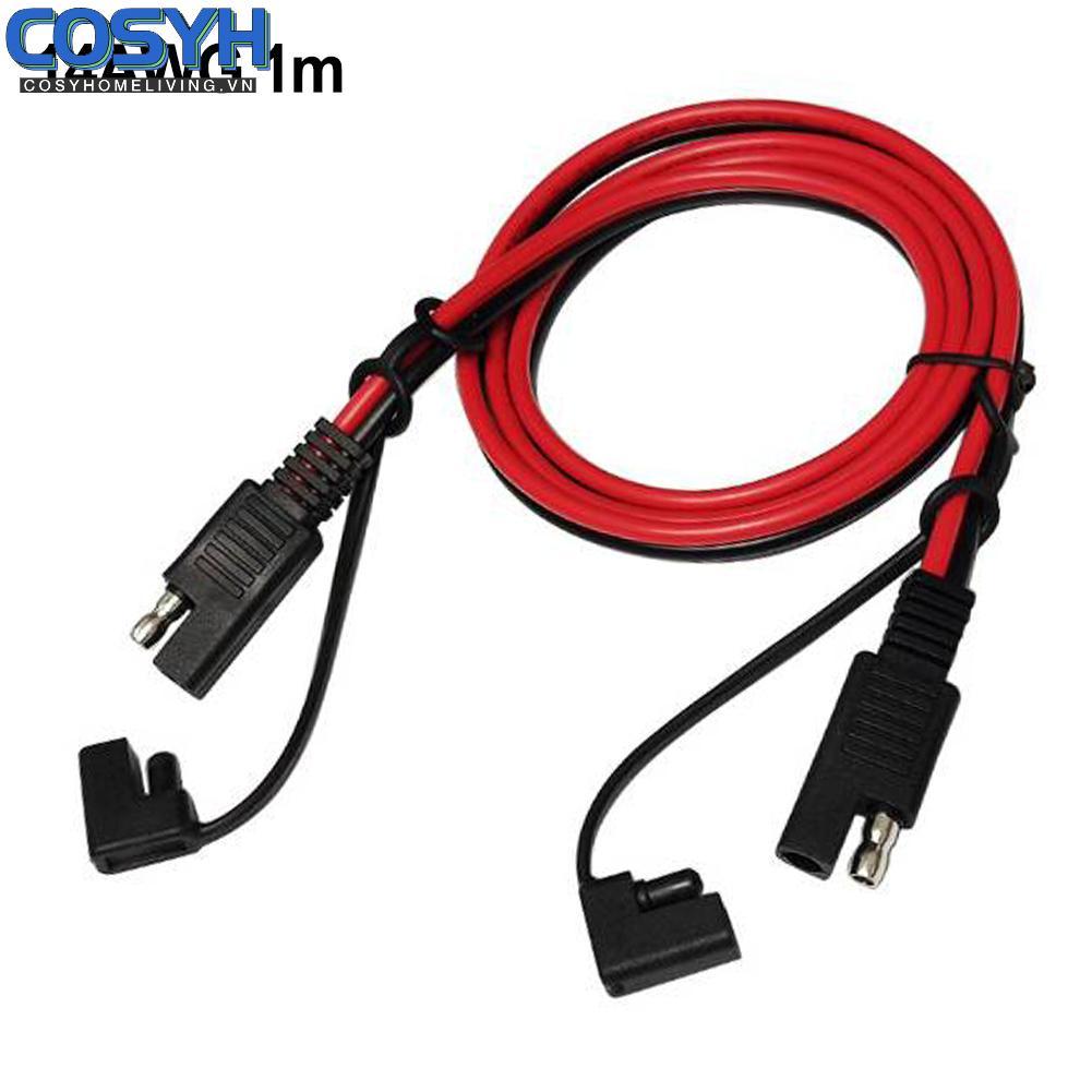 <cosyh>Simplified Installation SAE Extension Cable 14AWG with Waterproof Protection Cap