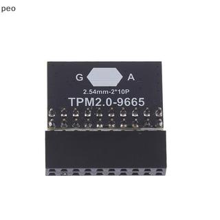 [PEO] Bảng mô-đun bảo mật được mã hóa TPM 2.0 LPC 20 Pin Mainboard Card TPM2.0 Mô-đun cho bo mạch chủ ASUS Gigabyte cho Windows11 VN