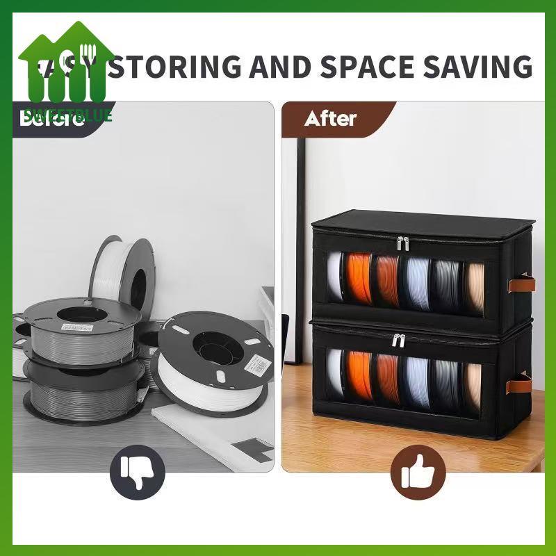 SWEET Dây Tóc Hộp Bảo Quản Cho PLA PETG ABS Máy In 3D Dây Tóc Không Độ Ẩm Kín Hộp Đựng Cho Nhà In Thiết Lập n