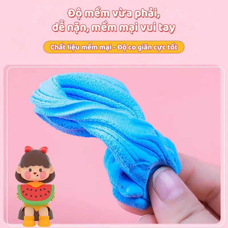 Đất Nặn​ DIY 12/24/36 Màu Đất Sét Tự Khô - Sản Phẩm Siêu Nhẹ Dành Cho Bé, Kèm Bộ Phụ Kiện Phong Phú