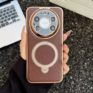 Da Mate80Protating Leather mate80 Mạ Điện Giá Đỡ Họa Tiết max Kim Loại Chữ Thập Thời Trang Thích Hợp Cho Túi Vỏ Từ m70pro Da Chống Matte mat80pro Nhúng Ống Kính meitepor Vân Tay mete60pro Hoa Văn Hấp Thụ Xoay Tay Ánh Sáng Full pm Khung Xe