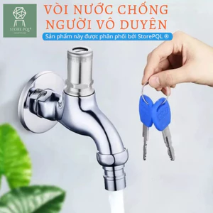 Bộ vòi nước khóa inox 304 giúp tiết kiệm nước hiệu quả cho sinh viên người ở trọ chống thất thoát nước nước