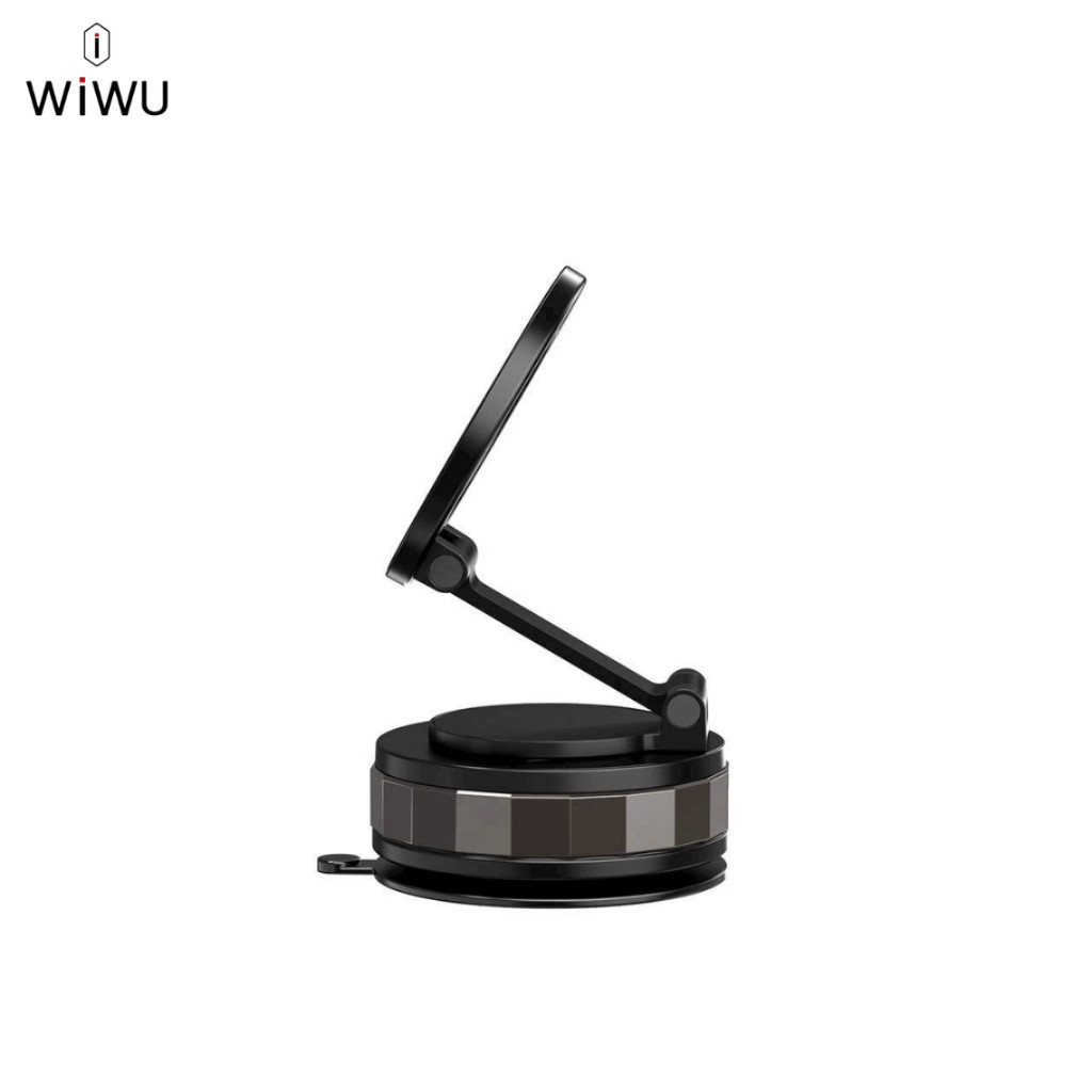 [Chính Hãng] Giá Đỡ Điện Thoại Nam Châm WiWU Wi-CH057 Cho Ô Tô, Bàn Làm Việc - Xoay 360°, Gập Gọn, Hút Siêu Chặt