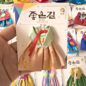 Yoshijo Dân Tộc Hàn Quốc Tính Năng Hanbok Tủ Lạnh Dán Quần Áo Dân Tộc Nam Nữ Nhiều Màu Du Lịch Quà Lưu Niệm 0424