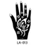 THEGIRL8B Henna Stencil, Bản mẫu hình xăm Mehndi tạm thời rỗng, Ngôi sao Elf Hoa Ấn Độ Hình xăm tay Miếng dán xương đòn ngón tay