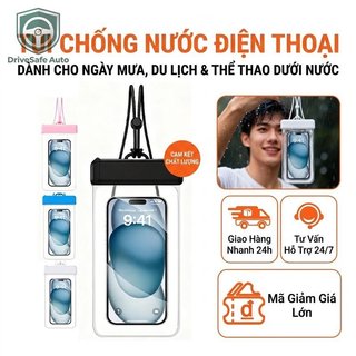 Túi đựng điện thoại chống nước IPX8 Màn hình cảm ứng Tương thích PVC bền ABS để lặn biển Du lịch