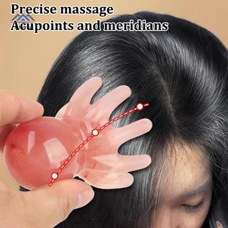 ELBBKG Nhựa Octopusb Đầu Massage Kinh Tuyến Cạo Da Đầu Massage Bàn Chải Châm Cứu SPA Gua Sha Sức Khỏe Massage Dụng Cụ Mới