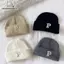 Nhíp Thu Đông Bé Hatfortable Màu Trơn Mũ Chữ Dễ Thương Mũ Cotton Sơ Sinh 6 Tháng Đến 4 Tuổi Trẻ Sơ Sinh Bonnet VN