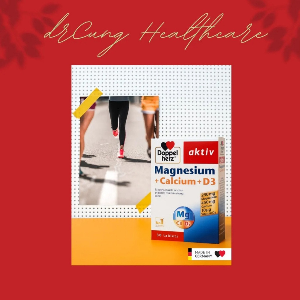 TPBVSK Magnesium Calcium D3 - Bổ Sung Canxi, Magie, Vitamin D3 Hỗ Trợ Xương Chắc Khỏe (Hộp 30 viên)