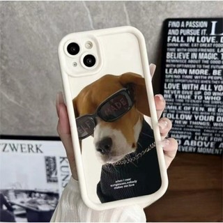 Dành Cho IPhone17 16 15 14 13 12 11ProMax X XR XSMax 7Plus Kính râm chó tinh lỗ điện thoại di động