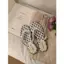 TT Polka Dot Flat Flip-Flops Nữ Mùa Hè Phong Cách Mới Phiên Bản Hàn Quốc Dép Đi Biển Dép Dép Dép Thoải Mái