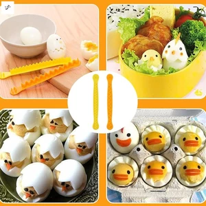 Máy cắt trứng nấu lạ mắt Dây thực tế Dụng cụ nấu trứng luộc Hình dạng dễ thương cho trứng luộc cứng