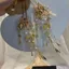 Thông Minh Bướm Phụ Kiện Tóc Bao Sideburns Nhúng Kẹp Tóc Cổ Hanfu Siêu Cổ Tích Tua Rua Bước Lắc Kẹp Tóc Kẹp Tóc Hanfu