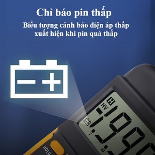 Đồng hồ vạn năng kỹ thuật số DT9205A AC DC Điện áp dòng điện trở Điện dung Transistor Tester LCD