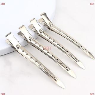 [SB] 10 Kẹp chăm sóc thép không gỉ cho dụng cụ làm tóc, kẹp cắt, kẹp mới