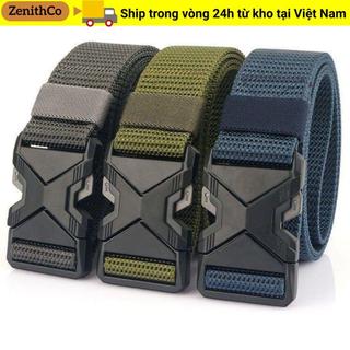 Dây thắt lưng phát hành nhanh ZENIHCO, Thắt lưng vải nam ngoài trời thoáng khí, Thắt lưng thể thao đa chức năng dày dặn