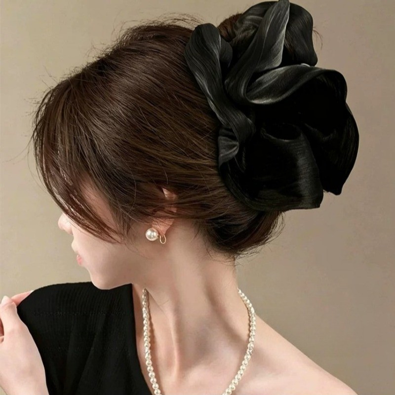 Hàn Quốc Voan Hàn Quốc Phù Hợp Với Tóc Thời Trang Người Phụ Nữ Đám Mây Phong Cách Mới Kẹp Tóc