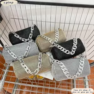 Túi xô CPINCP, mọi thiết kế​​ Túi đeo vai dây chuyền dày, chất lượng cao ​Phụ kiện đám cưới​​ ​​Màu sắc cá nhân​​ ​​Túi dự tiệc buổi tối lấp lánh​​ Đi chơi thường ngày​​