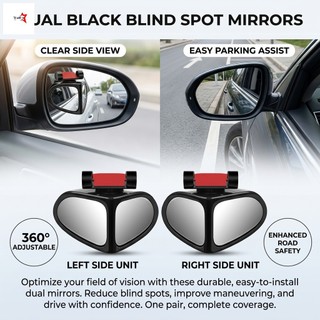 360 Xoay Góc Rộng Gương Điểm Mù Nhỏ Tròn Chiếu Hậu Ô Tô Chống Glare Đảo Chiều Hỗ Trợ