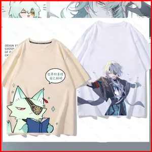 YB1 Honkai Star Rail tee game Anaxa Áo thun Anaxagoras anime tay ngắn BY1