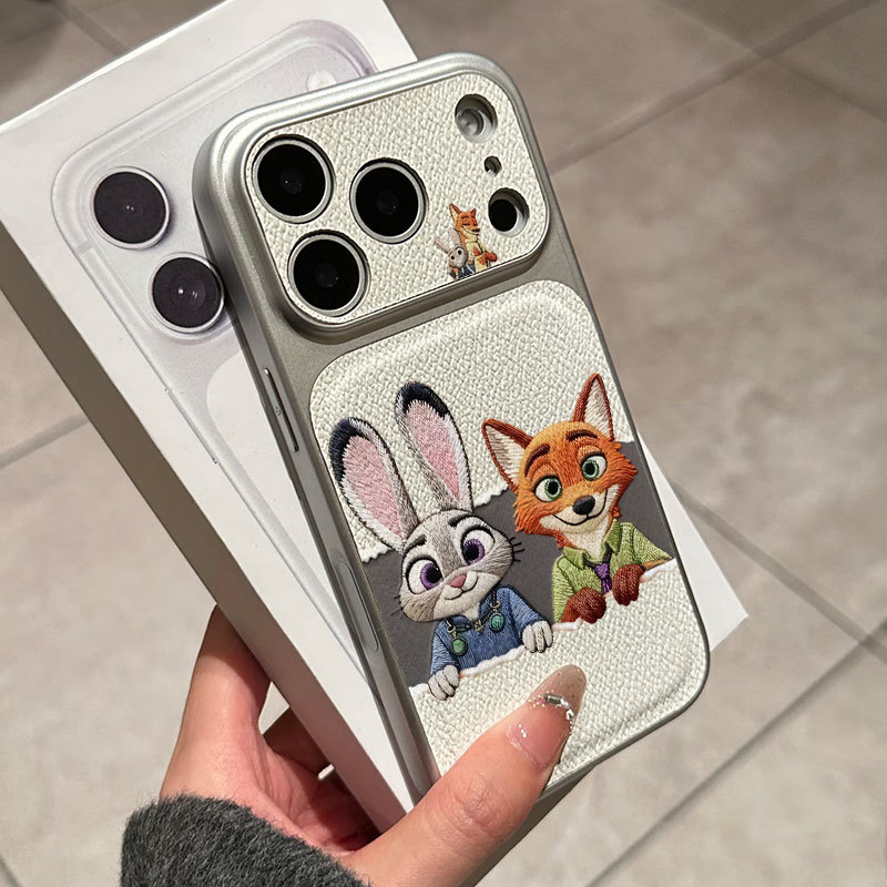 Ốp lưng iPhone mẫu Judy&Nick Ốp bảo vệ máy ảnh da mềm cao cấp - iP 7/8/X/XS/XR/11/12/13/14/15/16/17/Plus/Air/Pro/Max