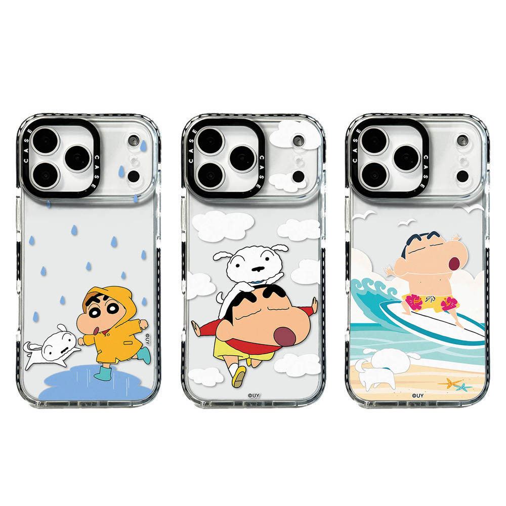 Ốp điện thoại lướt sóng Crayon Boy cho IPhone 17 Pro Max 17 16 15 14 13 12 11 Vỏ bảo vệ chống sốc