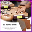 2 Chiếc Đồ Chơi Trẻ Em Có Thể Gập Lại Go Game Cờ Vua Ban Dành Cho Người Lớn 32.50X31.00X0,20CM Sôcôla