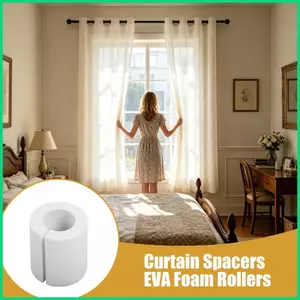 Grommet Drapes Miếng Đệm 10 Mảnh Đa Năng EVA Thanh Đính Kèm Drapery Phần Cứng Miếng Đệm Bộ Cho Gia Đình Căn Hộ Văn Phòng jiwvn