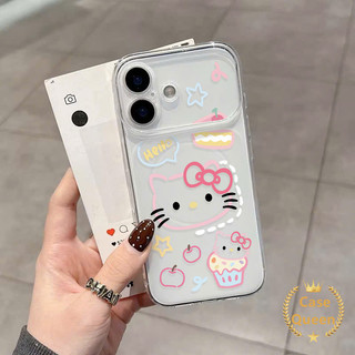 Ốp điện thoại mềm hình mèo Kitty hoạt hình dễ thương Tương thích cho IPhone 17 16 15 12 14 13 11 Pro Max Air 15 14 16 Plus Vỏ điện thoại mềm mờ bảo vệ siêu mỏng