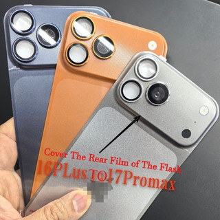 [Che Đèn Flash] Phim Bảo Vệ Phía Sau Thích Hợp Cho IPhone 16 / 16Plus 17 13 14 15 16 Pro Max Thay Đổi Thành 17 Pro Max Phim Quay Lại Không Có Đèn Flash