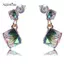 AqToCna Pha Lê Kim Cương Giả Bông Tai Zircon Bông Tai Nữ Cưới Cô Dâu Trang Sức AqToCna