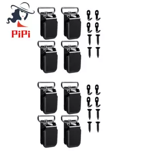 8 Gói Móc Treo Tấm Thảm Hạng Nặng Kẹp, Móc Treo Quilt Chống Trơn Trượt Để Treo Tường, Thảm, Thảm, Chăn Màn Hình