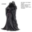 Linh hồn| Bộ sưu tập bóng tối Tượng 3d In Hình Nữ Hoàng Chết Và Bóng Tối Grim Reaper Hình Nhựa Cặp Đôi Điêu Khắc Ma Quái Trang Trí Halloween Cho Máy Tính Để Bàn Kệ Sách Trang Trí Để Bàn