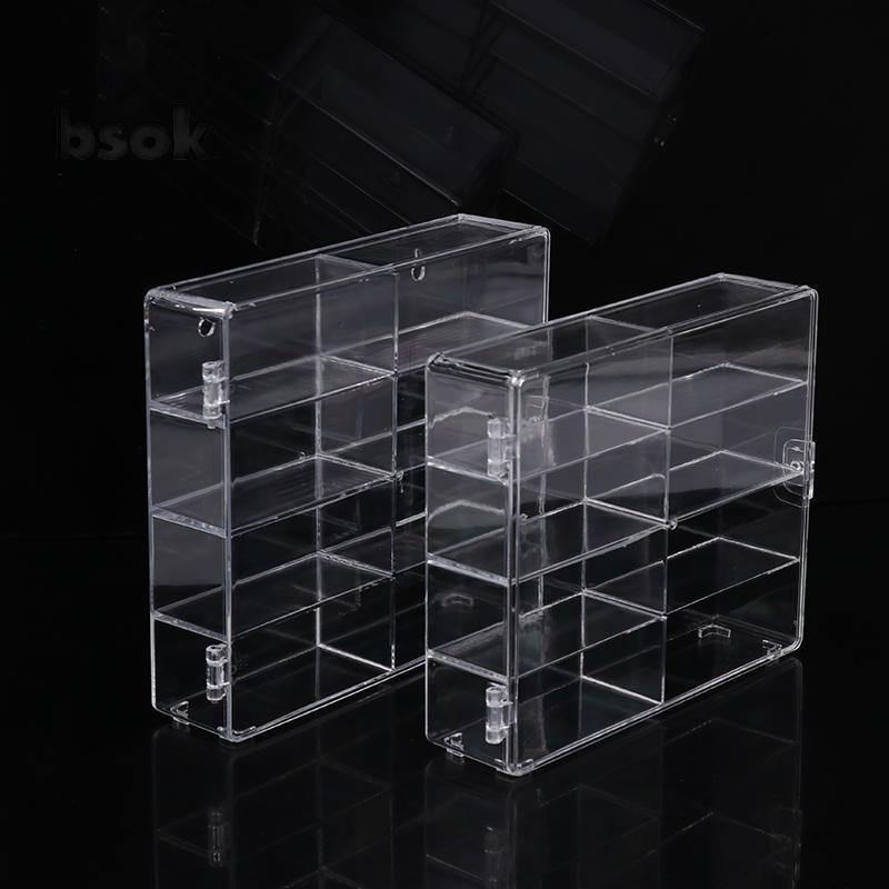 Trailblazer 1: 64 Hộp trưng bày ô tô Acrylic trong suốt - Hộp đựng đồ chơi mô hình treo tường dính Mới