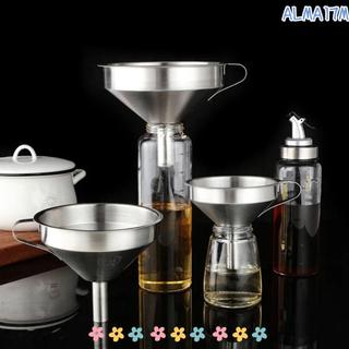 Phễu Inox ALMA1, có Bộ Lọc Có Thể Tháo Rời Gia Vị Lọc Dầu Ăn Lọc Phễu, Hộp Đựng Chất Lỏng Miệng Rộng Rỉ Dụng Cụ Lọc Tràn Dầu Để Đóng Hộp