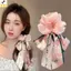 < YEI > Dây Buộc Tóc Nơ Thanh Lịch Ruy Băng Đuôi Ngựa Tóc Dành Cho Nữ Dây Cao Su Ngọt Ngào Tóc Mũ Đội Đầu Thời Trang Phụ Kiện Tóc Mới