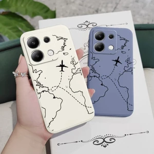 Ốp Điện Thoại Desian Tuyến Máy Bay Cho Xiaomi 14T 11T 10T 9T Pro 11 Lite 5G NE Poco X7 Pro F7 Pro M7 Pro Ốp lưng TPU Mềm Chống Sốc
