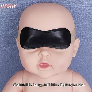 HFSHY Bịt Mắt Cho Bé Sơ Sinh Thoáng Khí, Tránh Ánh Sáng, Bảo Vệ Mắt, Miếng Dán Lưới Chiếu Sáng, Tặng Miếng Lót Mắt, VN
