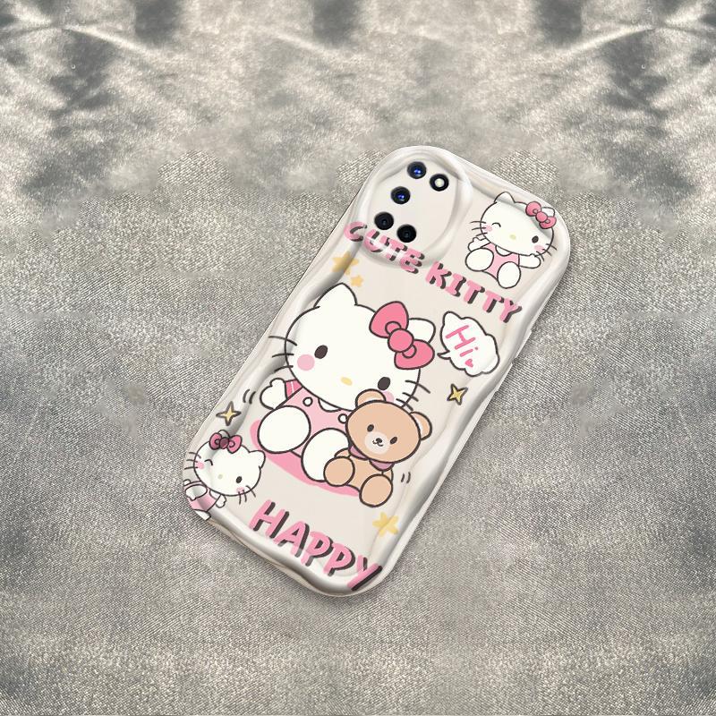 Thích hợp cho điện thoại thông minh 3D OPPO A52 A72 A92 TPU mềm Kitty Rilakkuma Vỏ điện thoại chống sốc