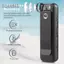 Guansfs Máy ảnh cơ thể guansfs 1080P có chức năng ghi âm thanh và video Máy quay phim mini gắn trên người Ống kính xoay 180° Đèn LED lấp đầy loa Kẹp từ phía sau để thực thi pháp luật Giao hàng du lịch cá nhân