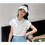 Bé Gái Gradient Quần Vợt Bé Gái Bộ Đồ Nhanh Khô Thể Thao Cổ POLO Tay Ngắn Top Xếp Ly Váy
