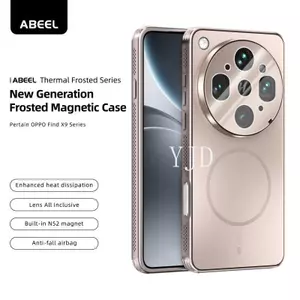 Ốp Lưng Cho OPPO Find X9 Siêu Tản Nhiệt Matte Mặt Sau Chống Rơi Túi Khí Từ Tính Chống Rơi Vỏ Điện Thoại Chống Rơi