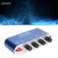 Guansfs Bộ Trộn Âm Thanh Di Động Stereo Dòng DC 12V 4 Kênh 3.5 Mm Bộ Chọn Âm Thanh Bộ Khuếch Đại Như Micro Guitar Bàn Phím Hoặc Sân Khấu phụ