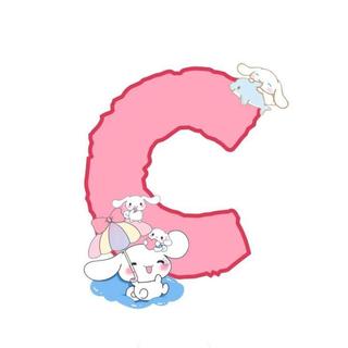 2 Sanrio Móc Khóa Cinnamoroll Chữ Cái  Dễ Thương Mica 2 Mặt Thiết Kế Độc Đáo chất liệu nhựa ica